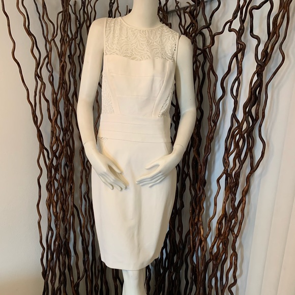 New Stunning Cache White Elegant Evening Dress - Picture 1 of 14